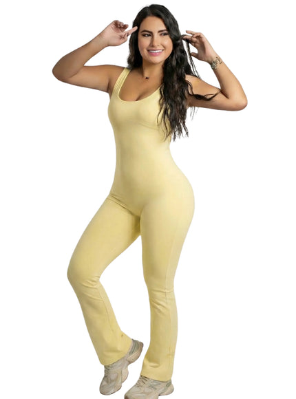 Enterizo Sofia Amarillo pastel