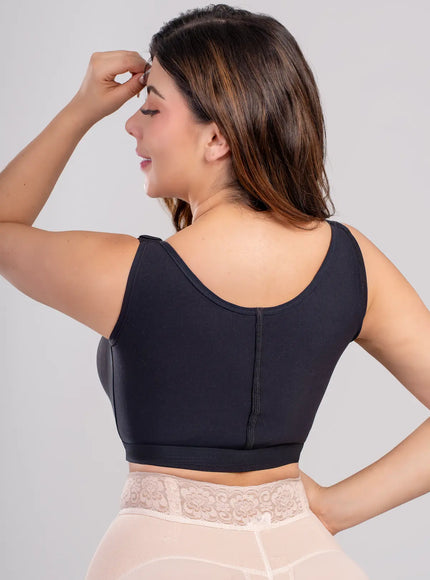 Brasier posquirurgico con realce tira ancha