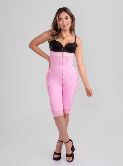 Strapless silueta de sirena cierre invisible hasta la rodilla