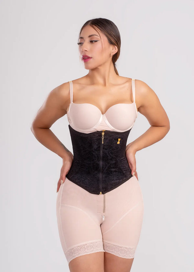 Cinturilla extrema luxury doble compresion negra