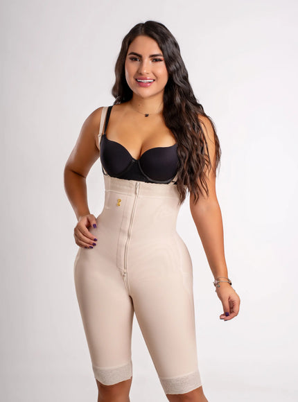 Stapless cierre invisible  larga hasta la rodilla